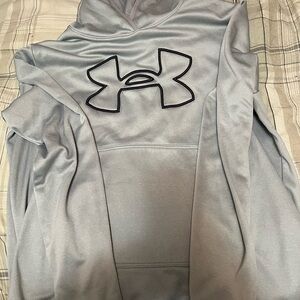 Under Armour sweatshirt. Grey with black logo